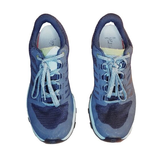 Salomon Outline GTX Women's Size 7.5 Blue Teal Trail Running Hiking Shoes 406188 - Picture 3 of 6